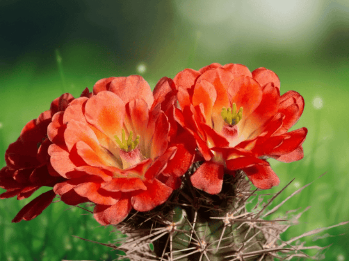 10 Seeds Echinocereus polyacanthus (Orange Red Hedgehog Cactus) Cold Hardy Cactus