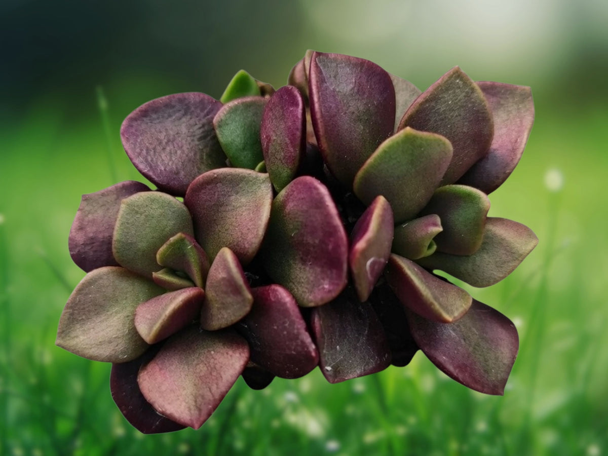 1 Live Plant Anacampseros telephiastrum Burgundy Succulent Rosette for Patio and Indoor Decor