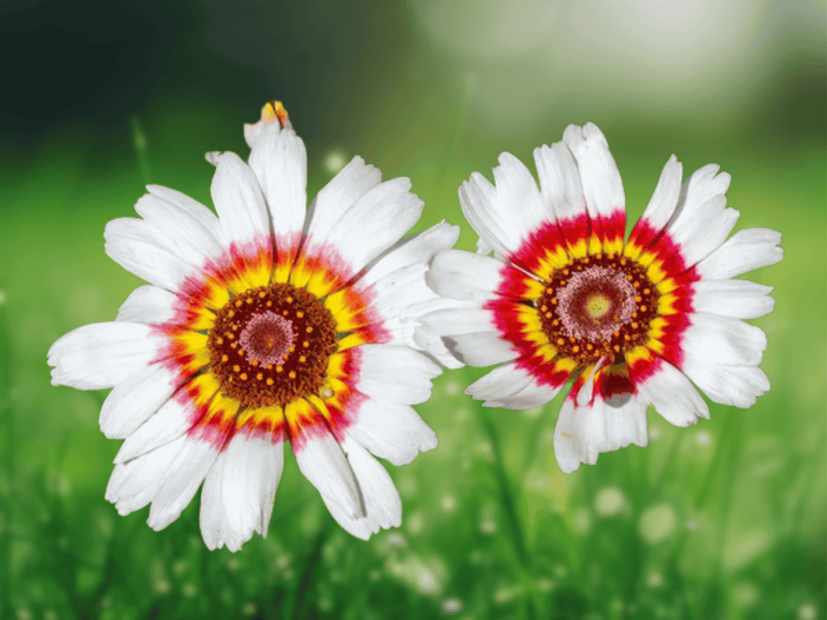 10 Seeds Painted Daisy Mix Chrysanthemum carinatum Annual Flower