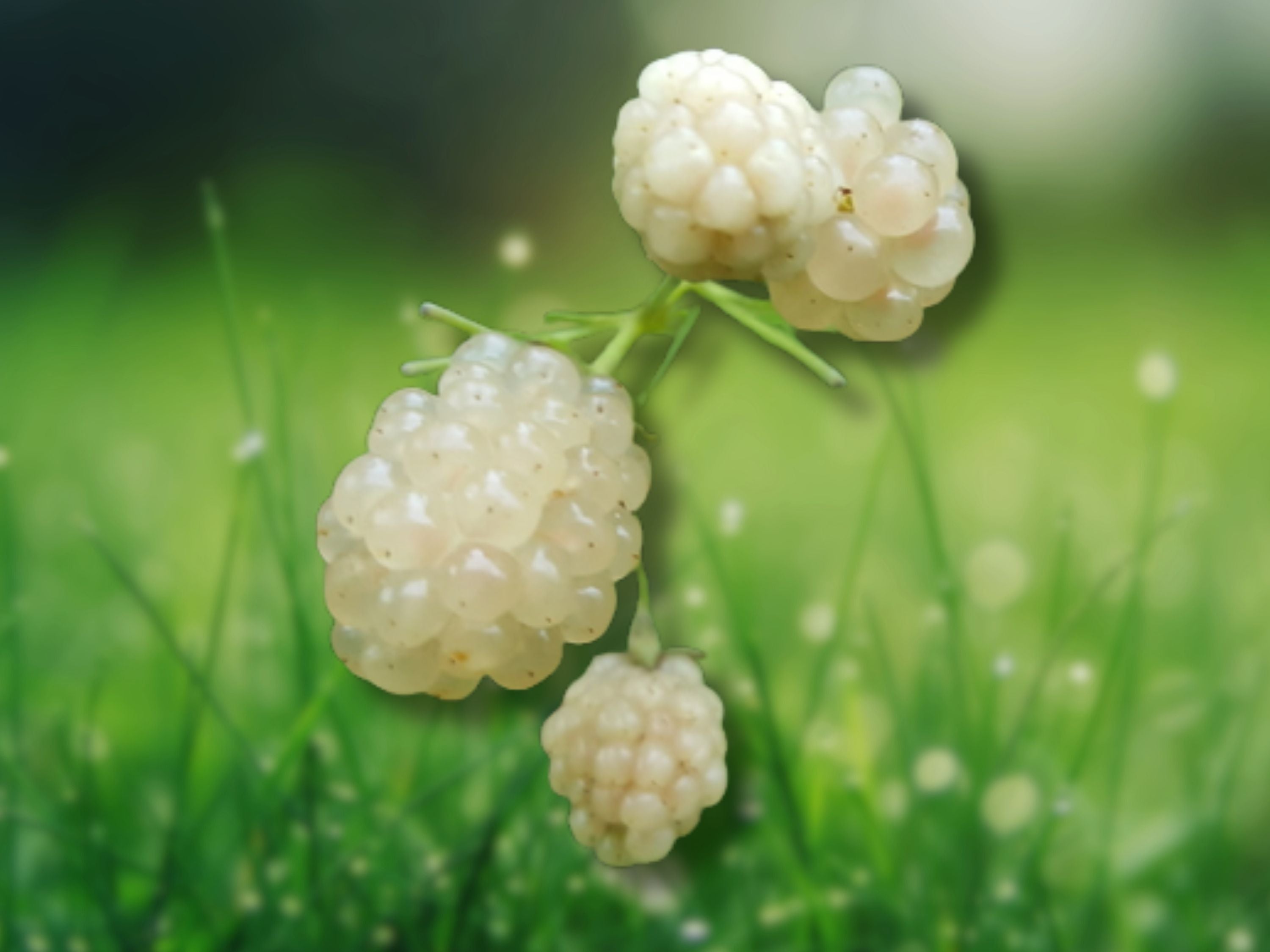 2 Live Plants White Blackberry 'Snowbank' Very Sweet