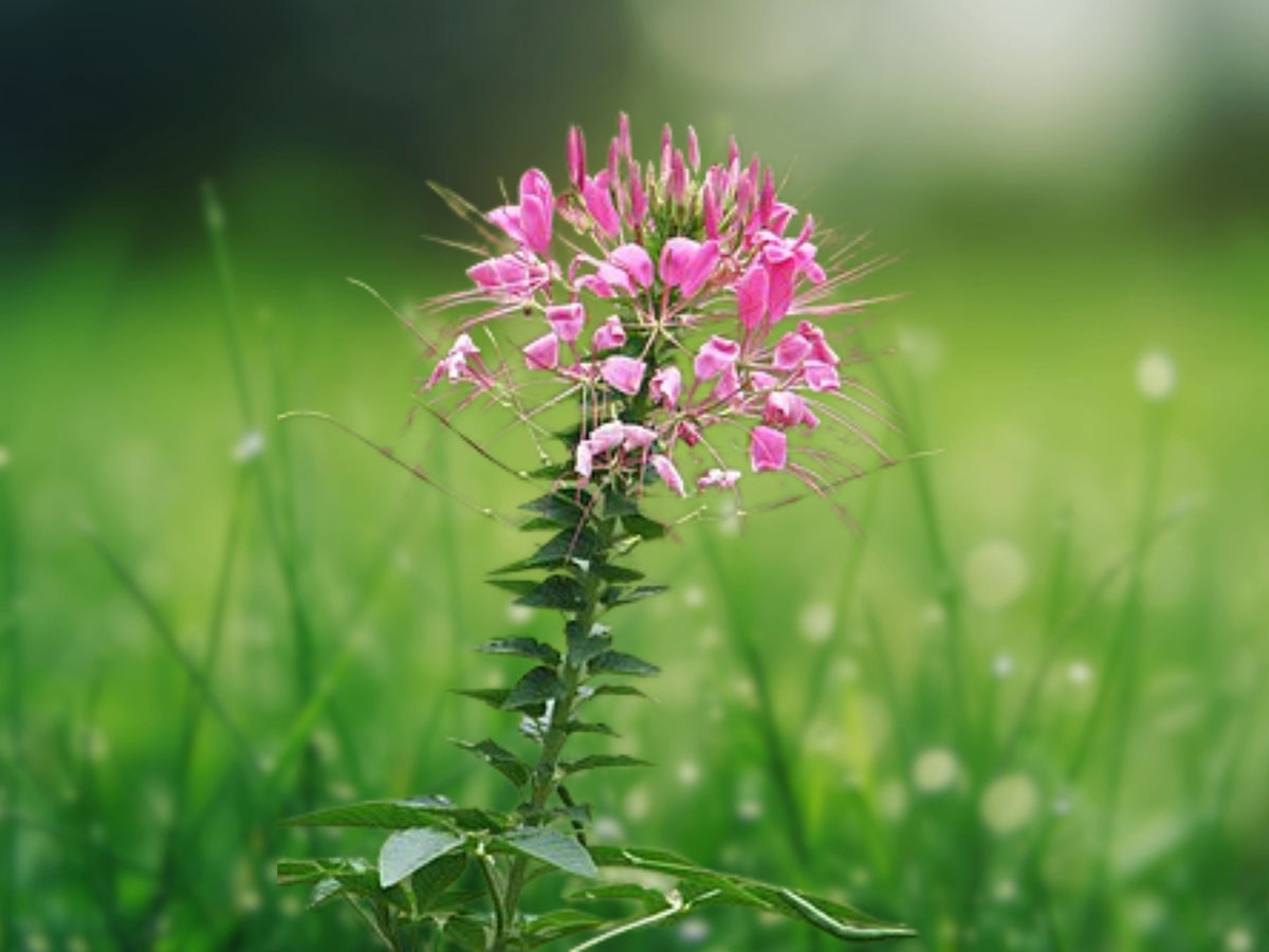 100 Seeds Cleome Spinosa Pink Punch Spider Flower Fragrant Heirloom Annual