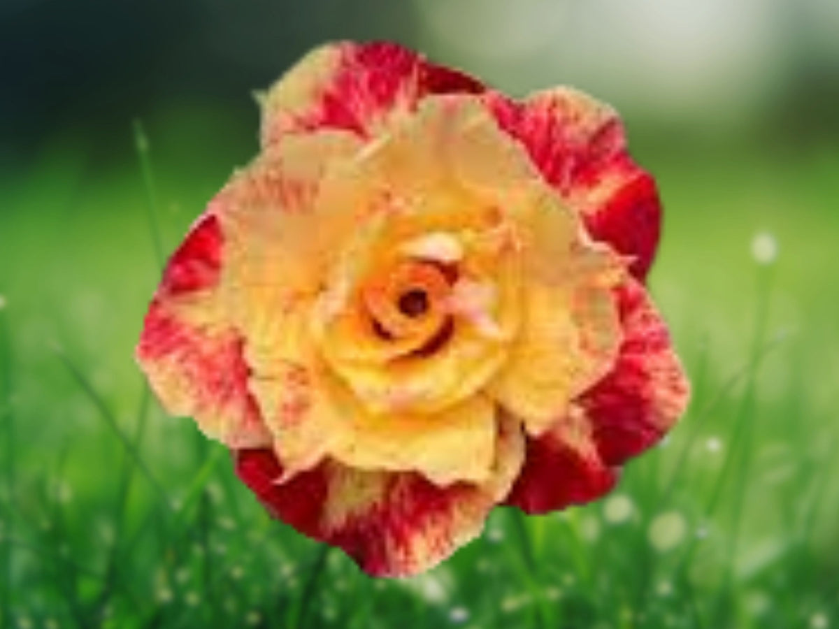 4 Seeds Desert Rose Adenium Obesum Exotic Succulent Bonsai Orange Red Tropical Flower