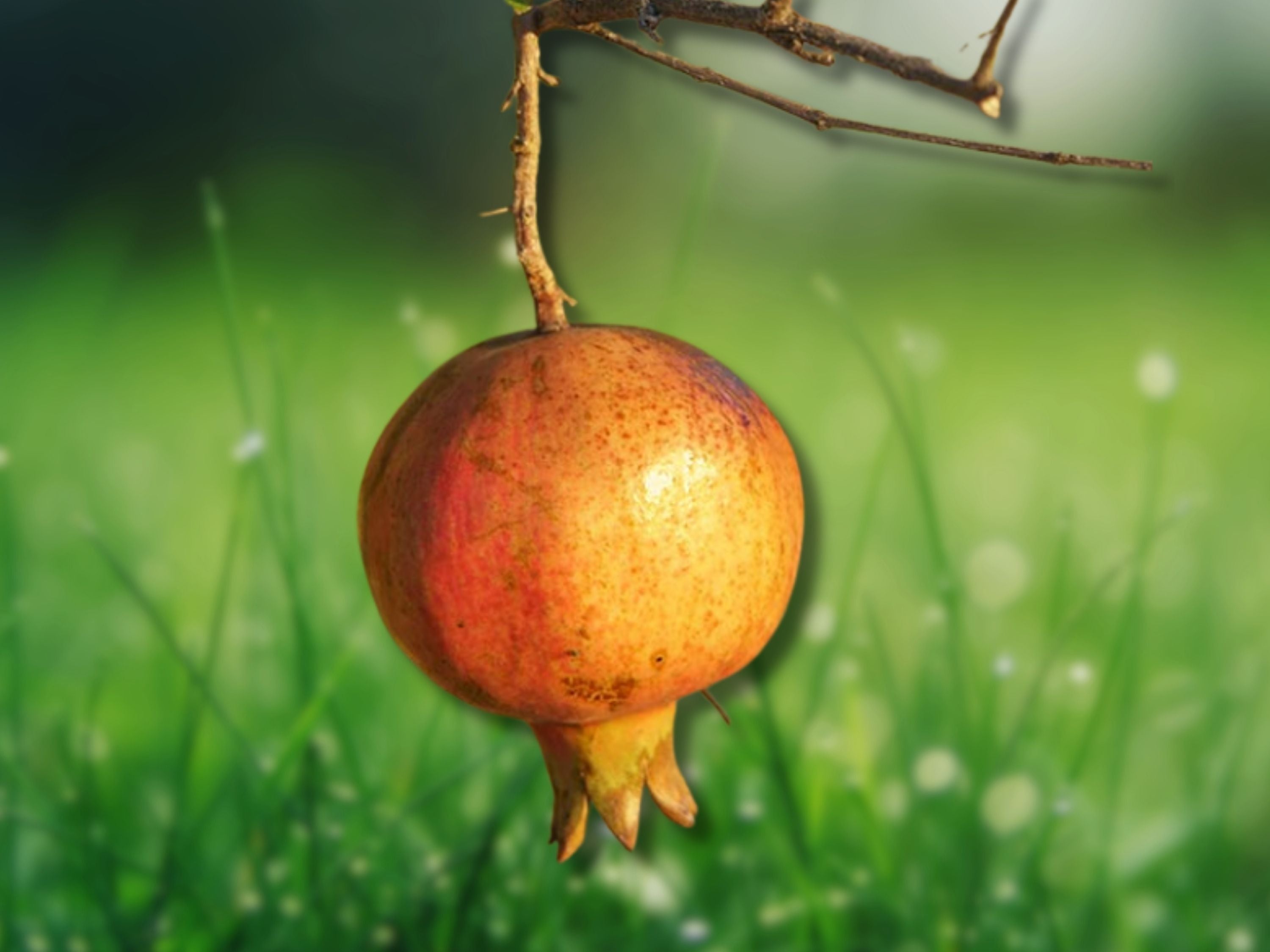 2 Live Plant Pomegranate Sirenyevi Cold Hardy Fruit Tree