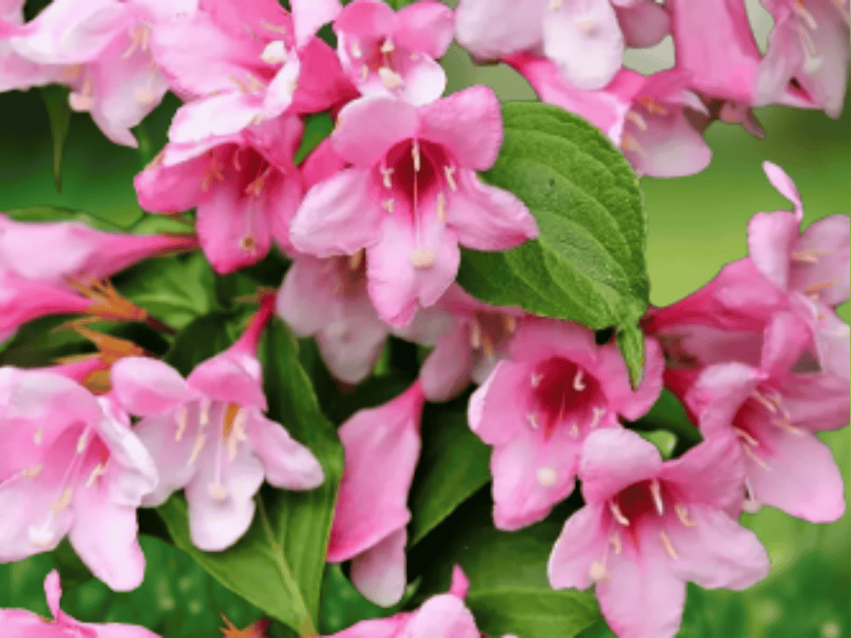 1 Live Plant Pink Weigela Shrub Weigela florida Bare Root Starter
