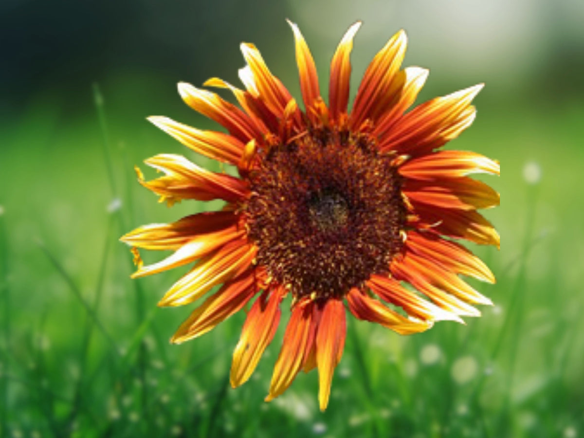 25 Seeds Joker Sunflower Bicolor Burgundy Yellow Annual Cut Flower Garden Border
