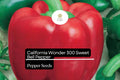 300mg California Wonder Bell Pepper Seeds - Non-GMO Heirloom, High Yield