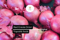Red Creole Onion Seeds – 200 Heirloom Allium cepa Seeds for Cooking & Storage