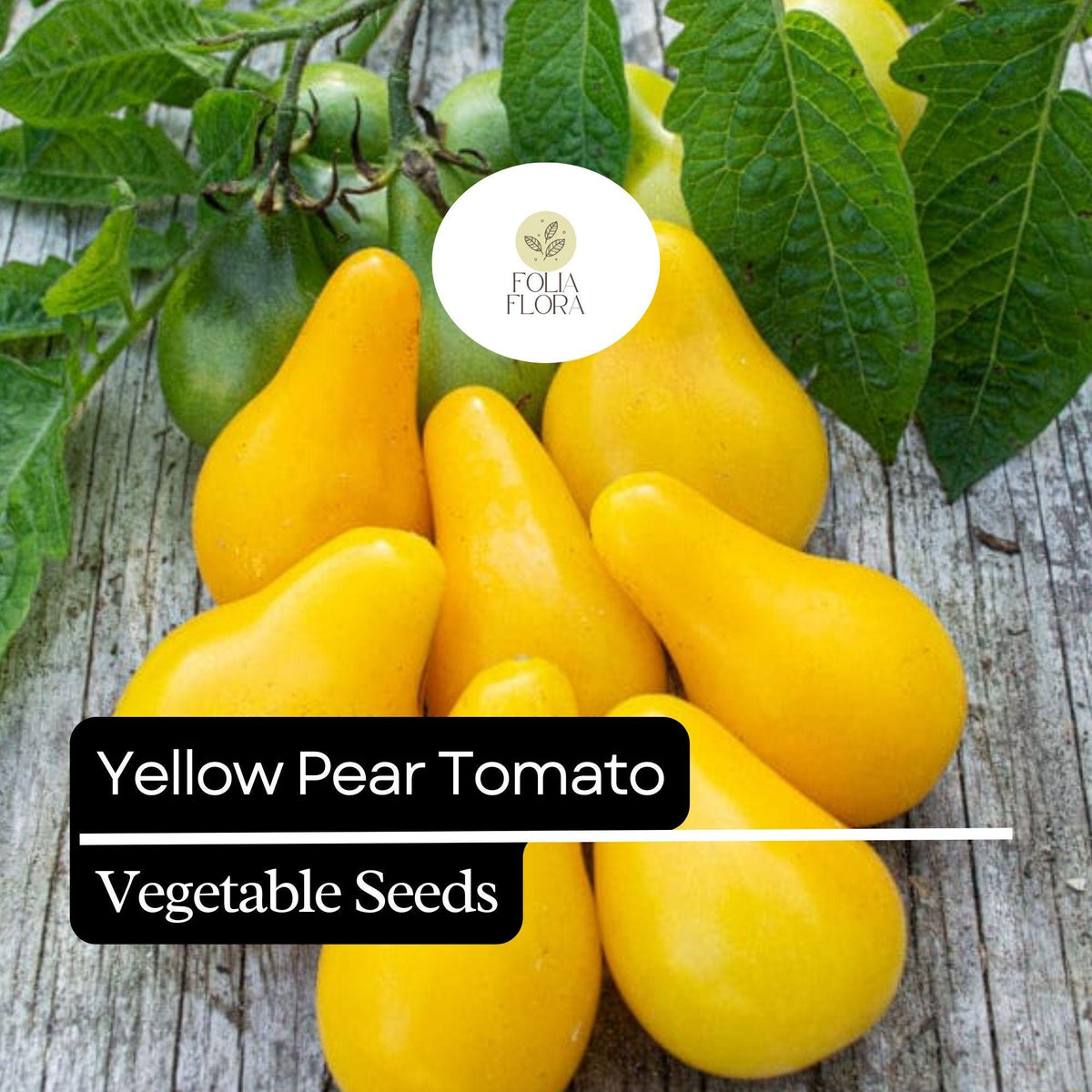 Yellow Pear Tomato Seeds – 30 Heirloom Sweet & Juicy Non-GMO Seeds for Planting