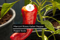25 Marconi Rosso Italian Pepper Seeds – Heirloom Sweet Capsicum annuum
