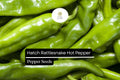 25 Hatch Rattlesnake Pepper Seeds – Heirloom Capsicum annuum, Spicy & Smoky