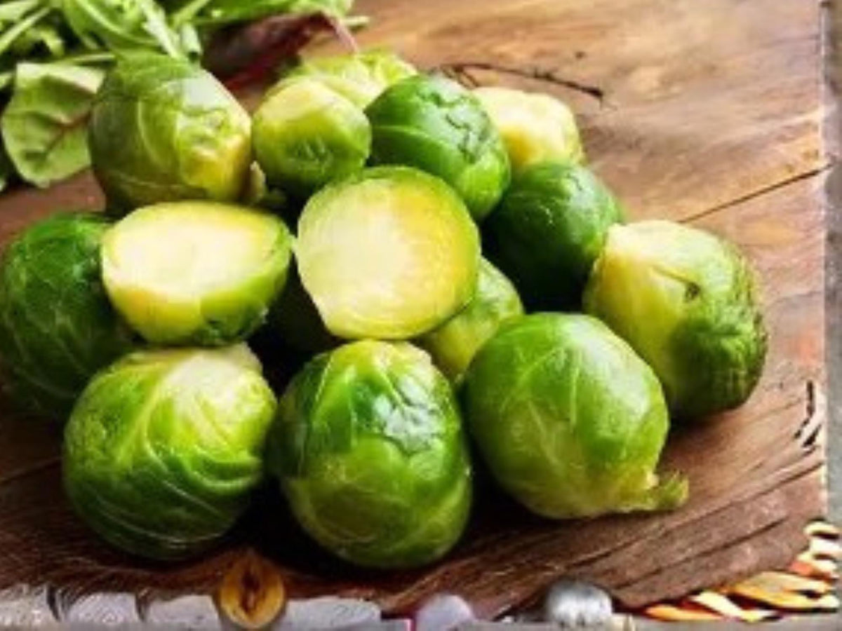 Long Island Improved Brussels Sprouts Seeds – Heirloom, Cold Hardy, High Yield – 500 Seeds