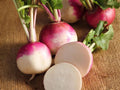 500 Purple Top White Globe Turnip Seeds – Heirloom Vegetable Garden Seeds