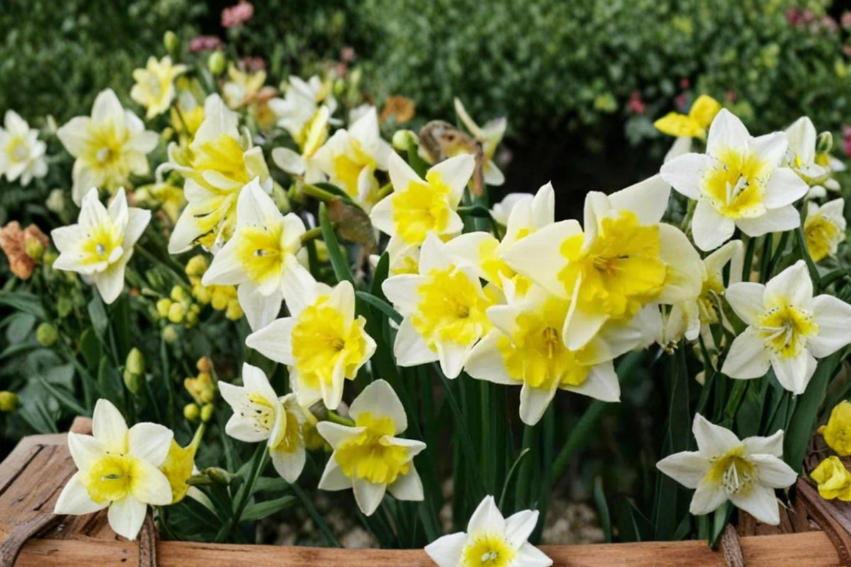 5 Bulbs Prom Dance Daffodil Narcissus Live Bulbs