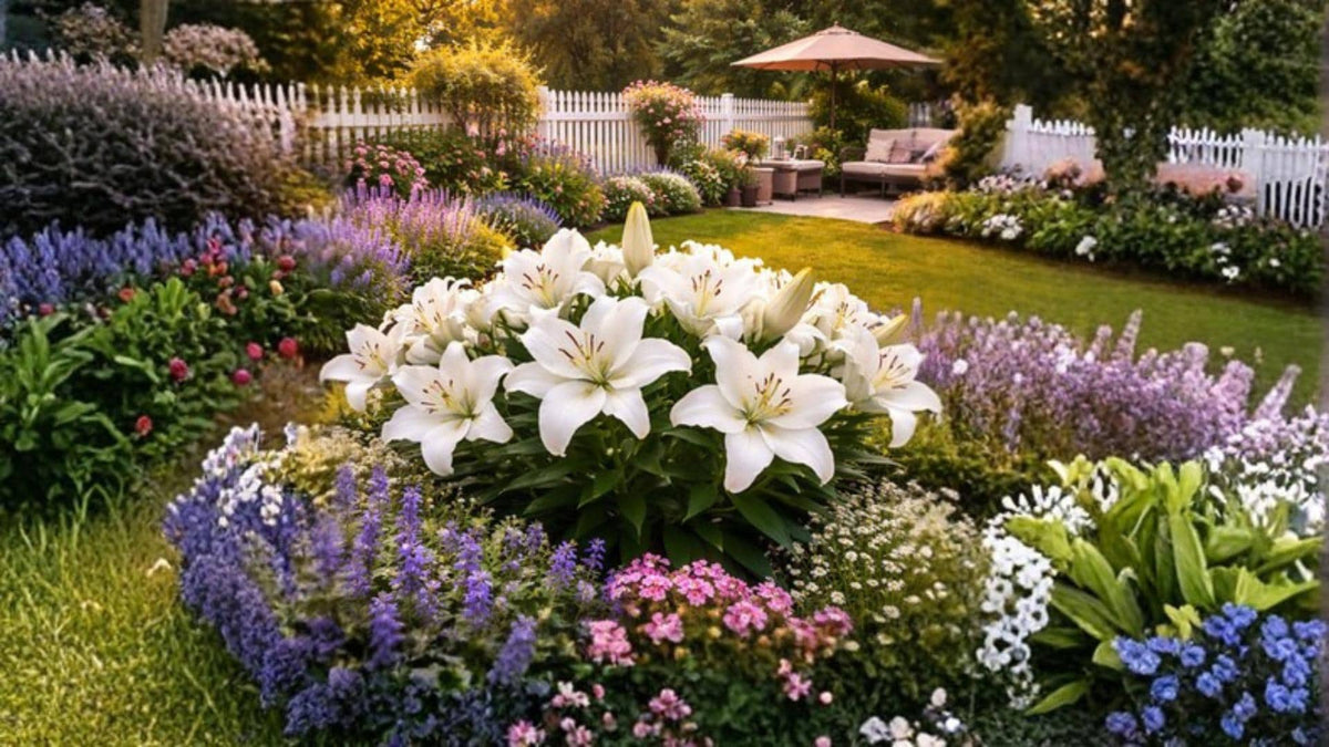 3 Bulbs Riverdale White Lily Asiatic Lilium