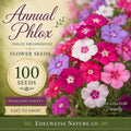 100 Annual Phlox Seeds – Heirloom Non-GMO Bright Color Flower Garden Mix