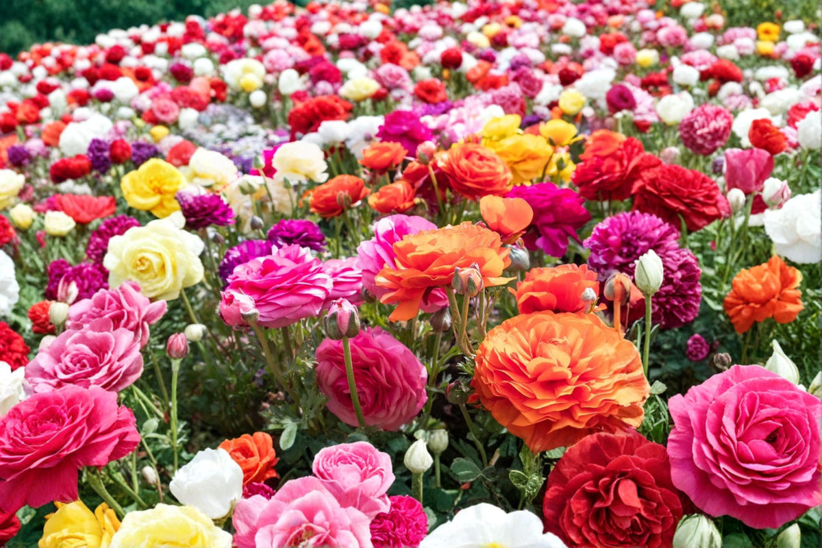 12 Ranunculus Bulbs Ranunculus asiaticus Persian Buttercup Spring Blooming