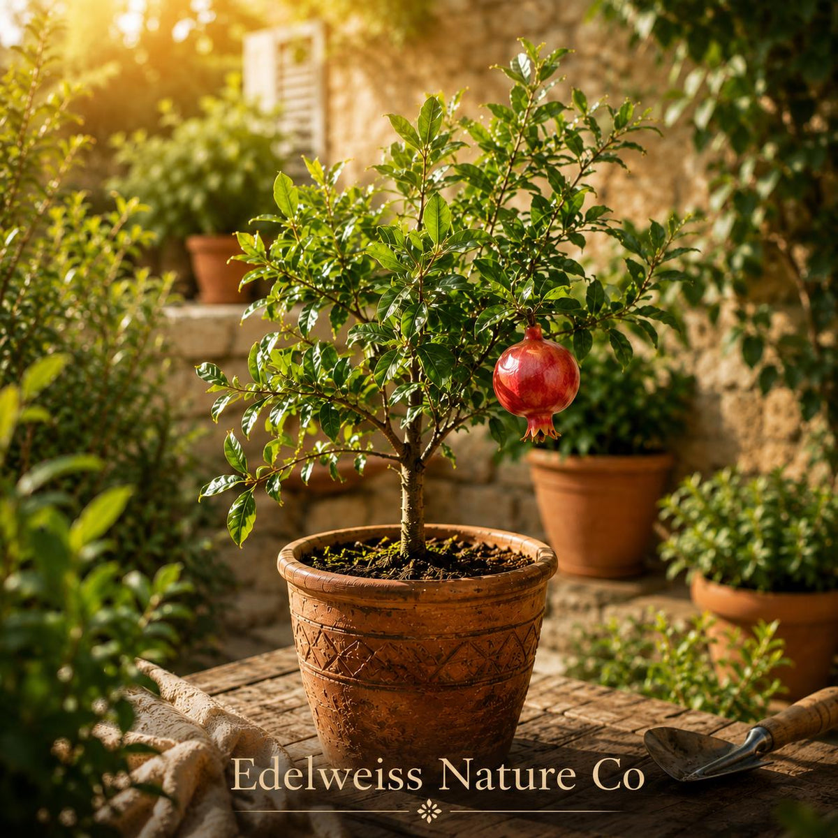 Azadi Pomegranate Starter Plants 5 Pack | Punica Granatum Live Fruit Tree