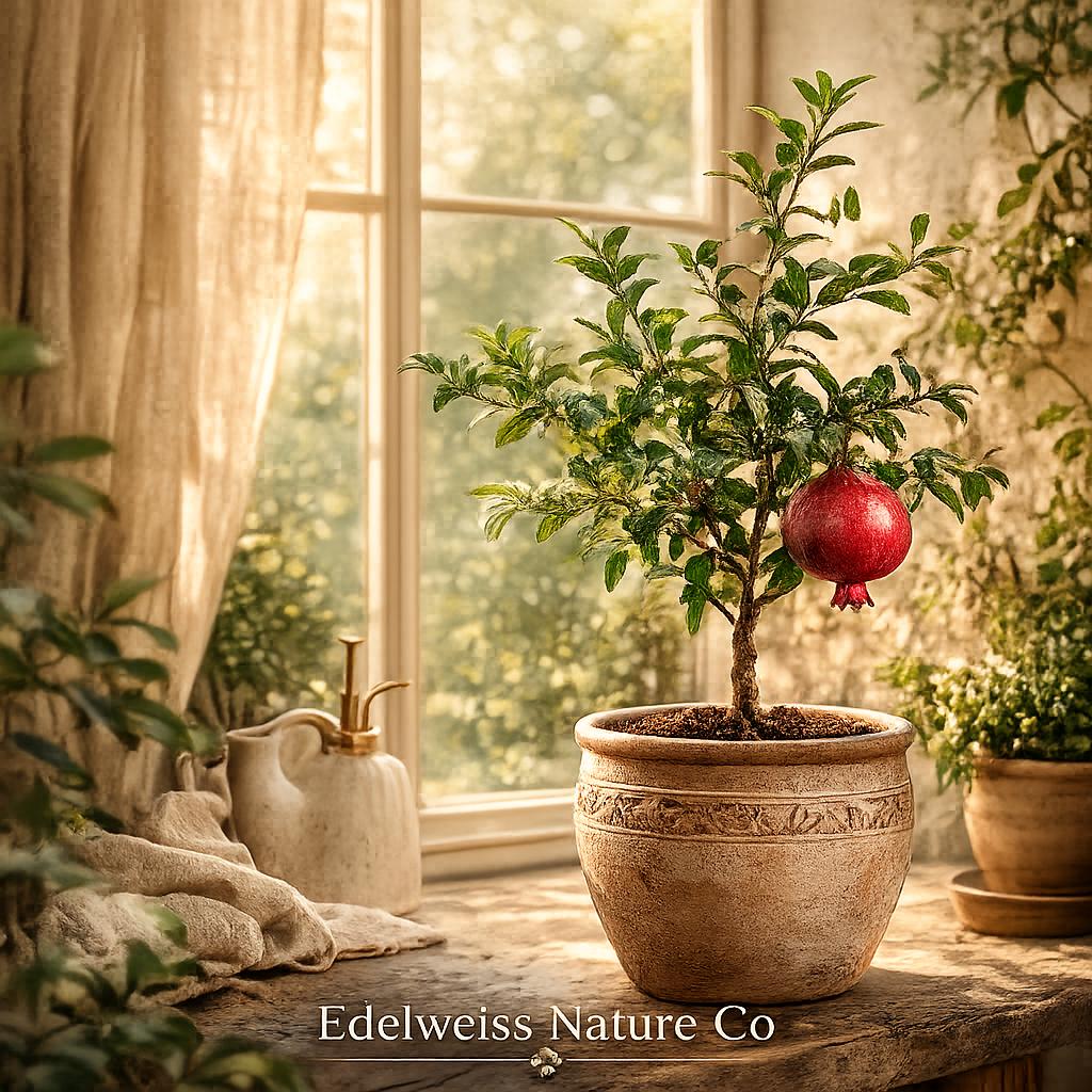 Salavatski Pomegranate Starter Plant | Punica granatum Live Fruit Tree