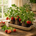 20 Seascape Everbearing Strawberry Bare Roots | Fragaria x ananassa Live Plants