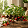 20 Earliglow Strawberry Bare Roots – Springbearing Fragaria × ananassa Plants for Edible Berry Gardens