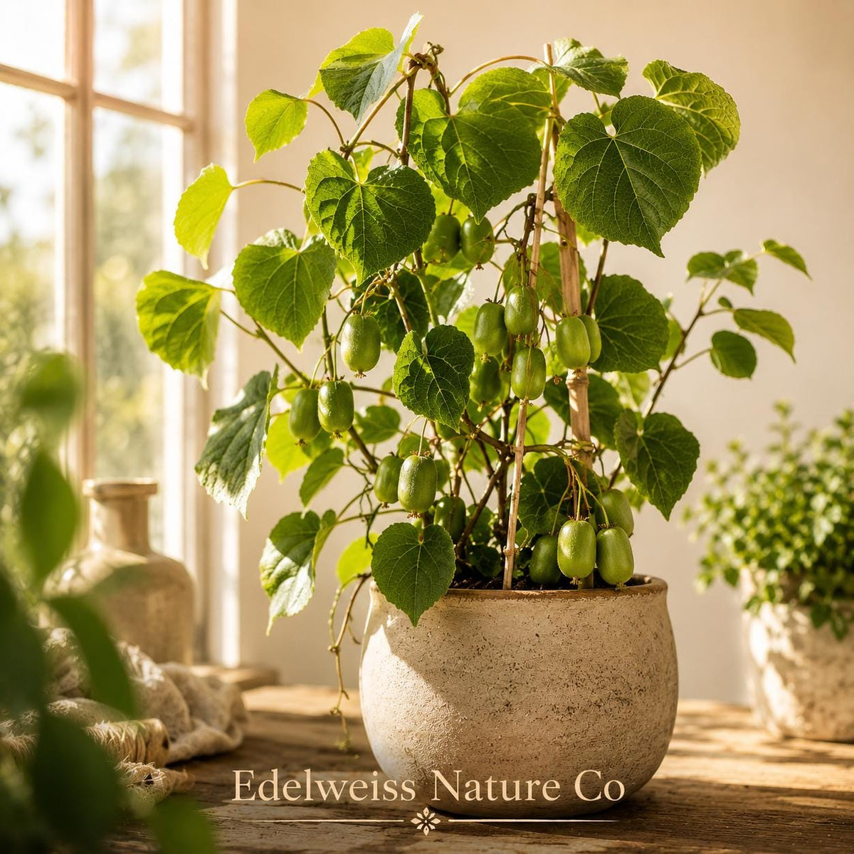 5 Issai Hardy Kiwi Starter Plants – Actinidia arguta Edible Fruit Vines