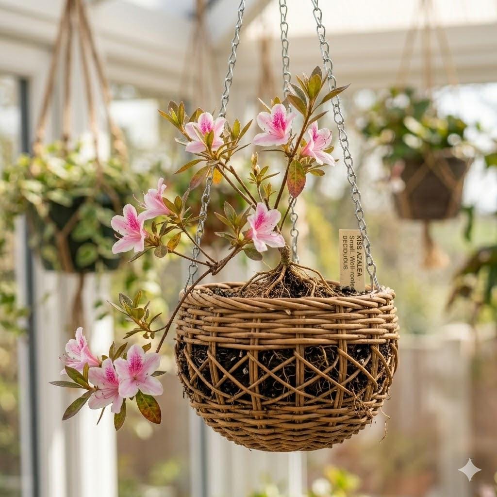1 KISS Azalea Live Starter Plant | Rare Deciduous Flowering Shrub