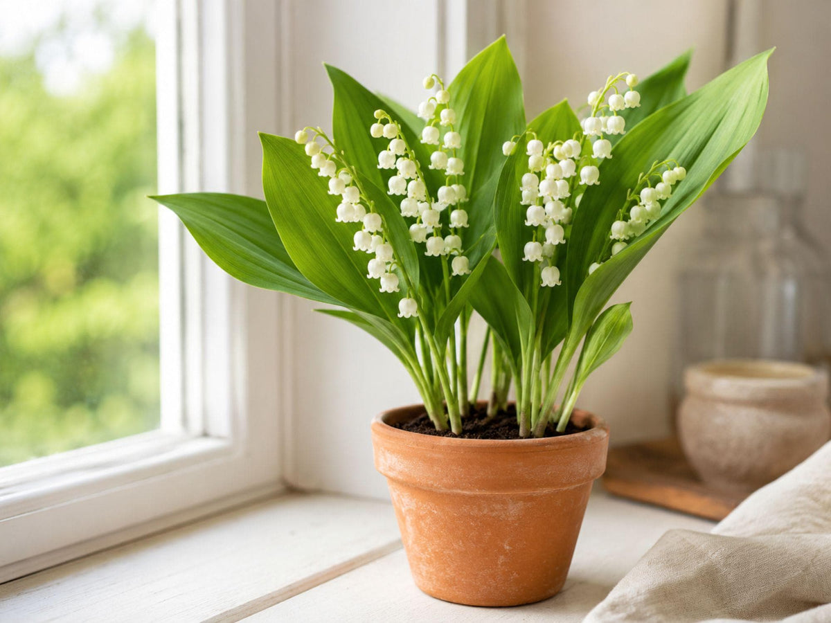 3 Lily of the Valley Bare Roots - Convallaria majalis Fragrant Shade Ground Cover