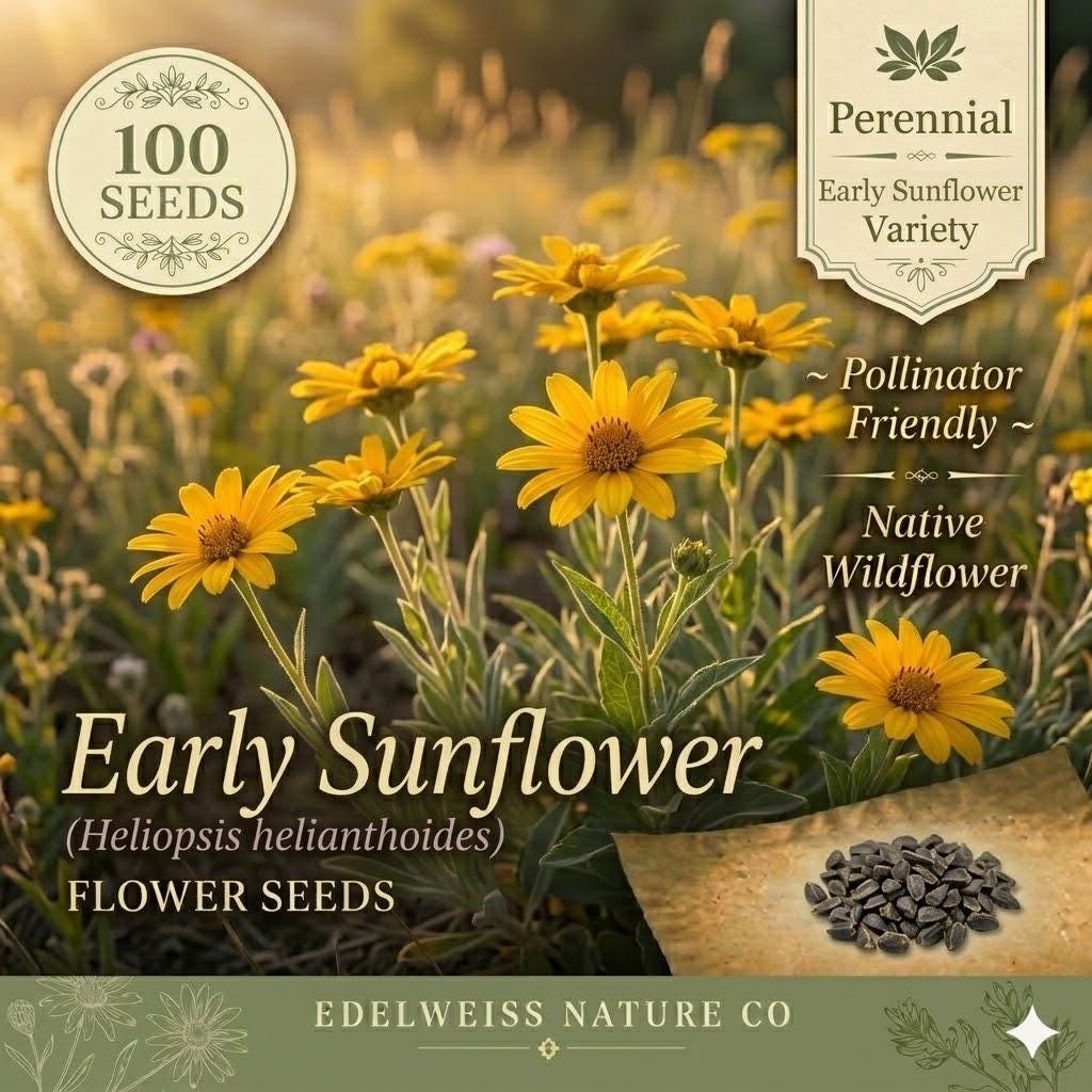 Early Sunflower Seeds – 100 Heliopsis Helianthoides Perennial Flower Seeds