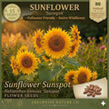 Sunspot Sunflower Seeds – Dwarf Giant Bloom Annual Flower (15 Seeds)