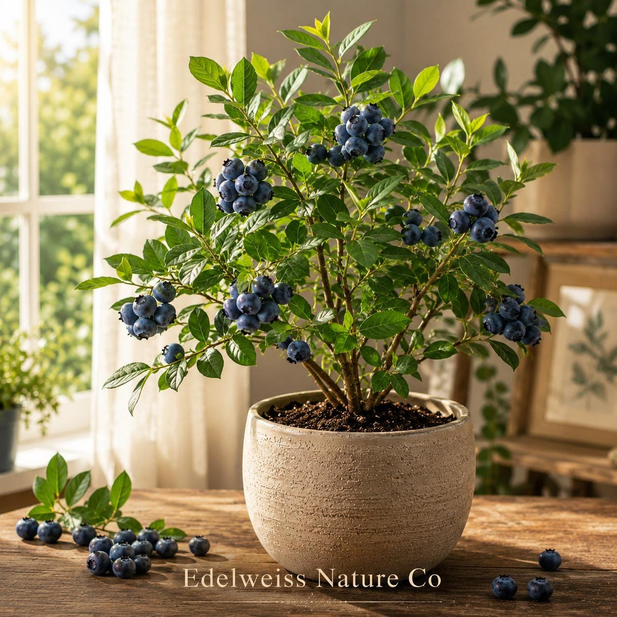 Windsor Blueberry Starter Plant | Vaccinium corymbosum Live Berry Bush