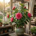1 April Kiss Camellia Japonica Starter Plant | Evergreen Flowering Shrub for Shade Gardens