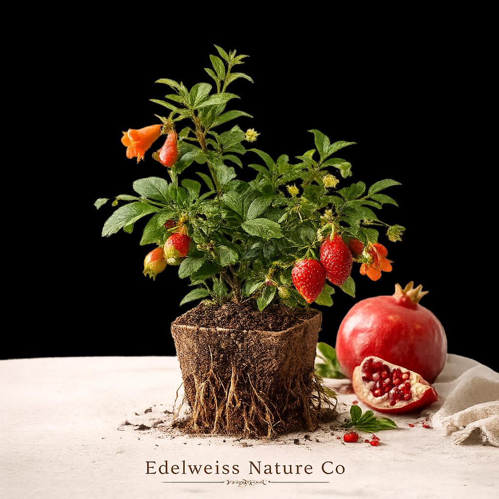 Afganski Pomegranate Starter Plug | Cold Hardy Punica granatum Plant
