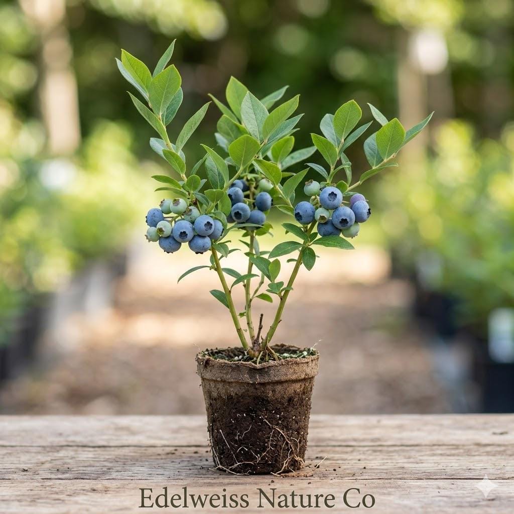 Sharpblue Blueberry Starter Plant | Vaccinium corymbosum Live Berry Bush