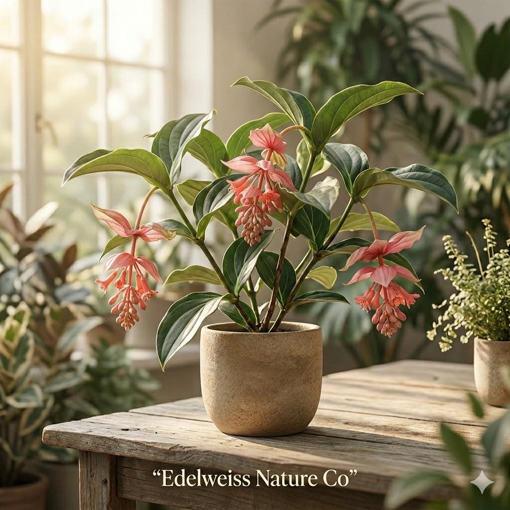 Royal Zenz Magnifica Medinilla Starter Plant | Rare Tropical Flowering Houseplant