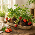 20 Sequoia Everbearing Strawberry Bare Roots – Fragaria × ananassa Live Plants
