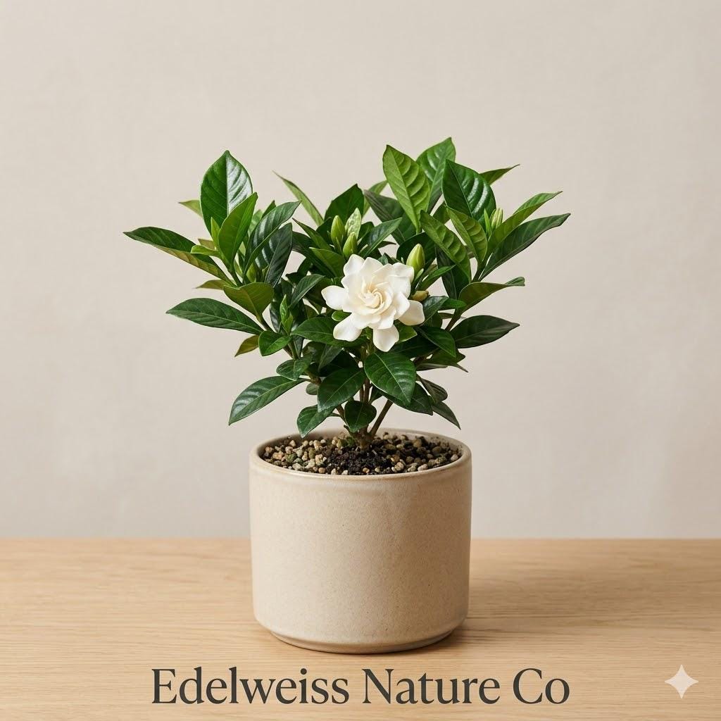 Frost Proof Gardenia Cape Jasmine Starter Plant | Fragrant Evergreen Shrub