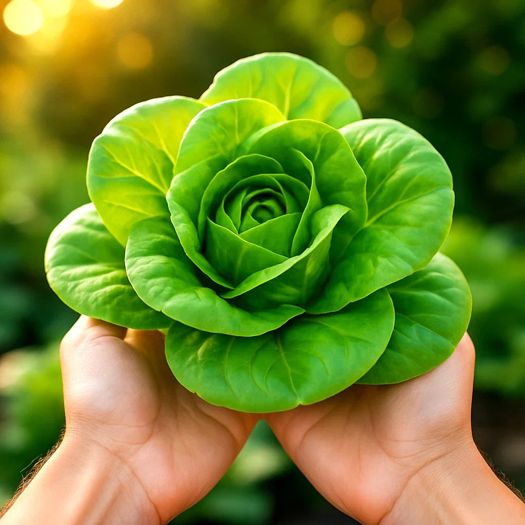 Butterleaf Lettuce Seeds - 1500 Heirloom Seeds for Salads & Microgreens - Ideal for Home Garden (Lactuca sativa)